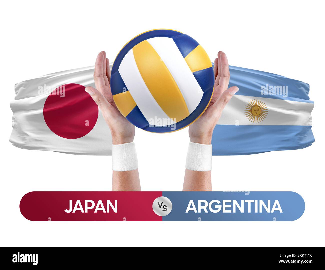 Japan vs Argentina national teams volleyball volley ball match