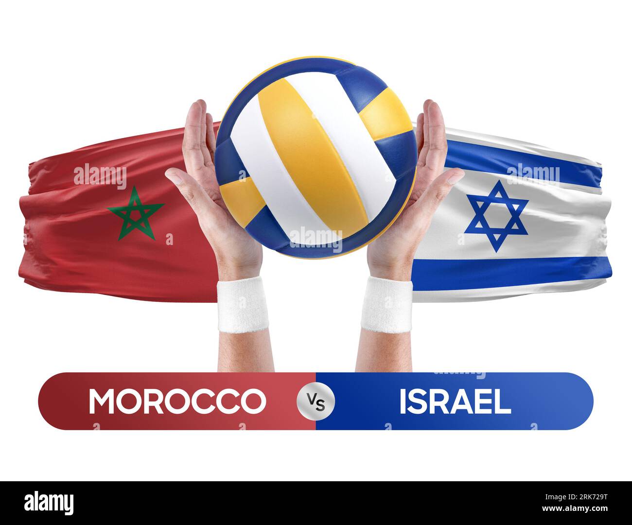 Matching Israel Morocco vs Israel national teams volleyball volley ball match ...