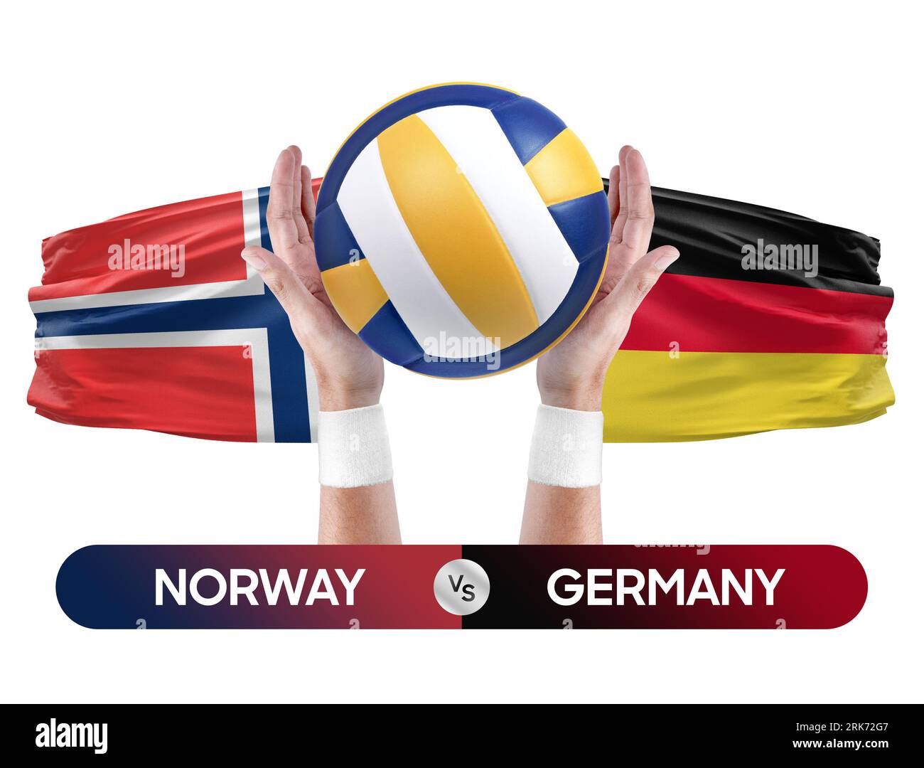 Norway vs Germany national teams volleyball volley ball match