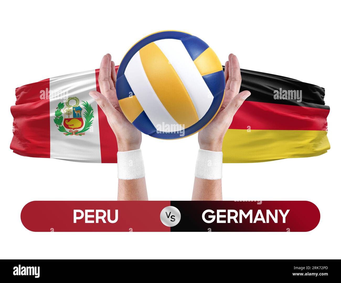 Peru vs Germany national teams volleyball volley ball match competition