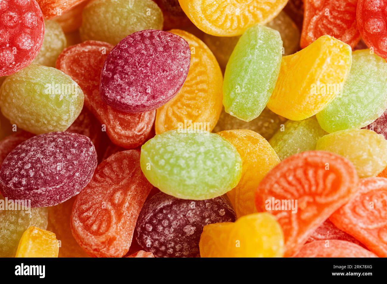 Colorful candies Stock Photo