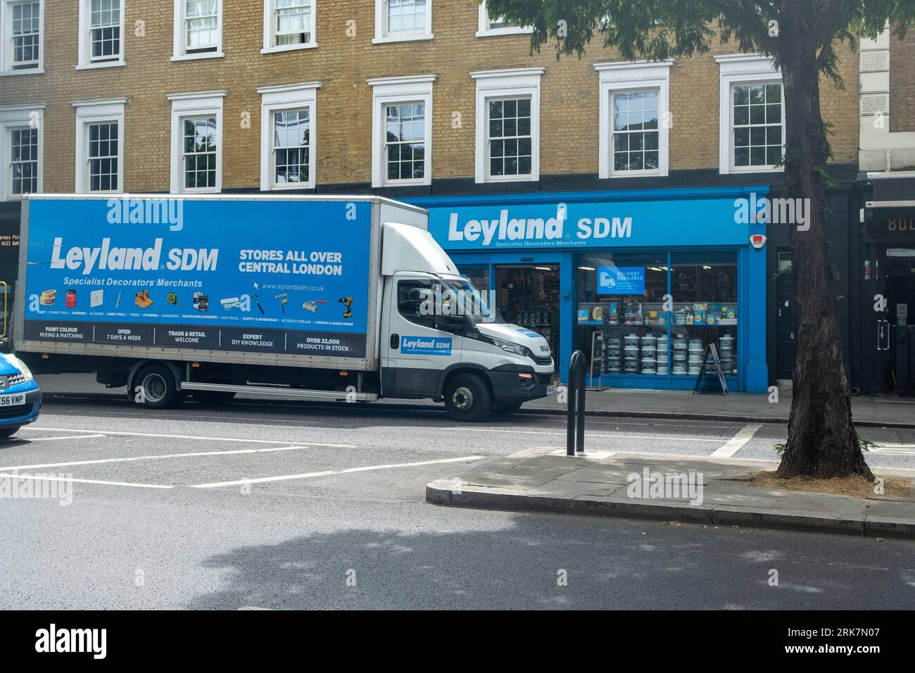 LONDON JULY 3, 2023 Leyland SDM on Notting Hill Gate in west London