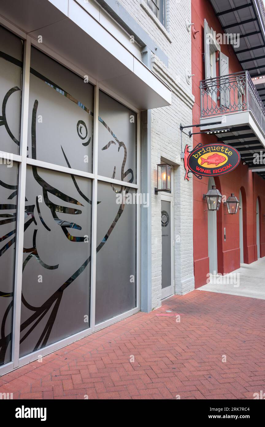 NEW ORLEANS, LA, USA AUGUST 22, 2023 Closeup vertical photo of the