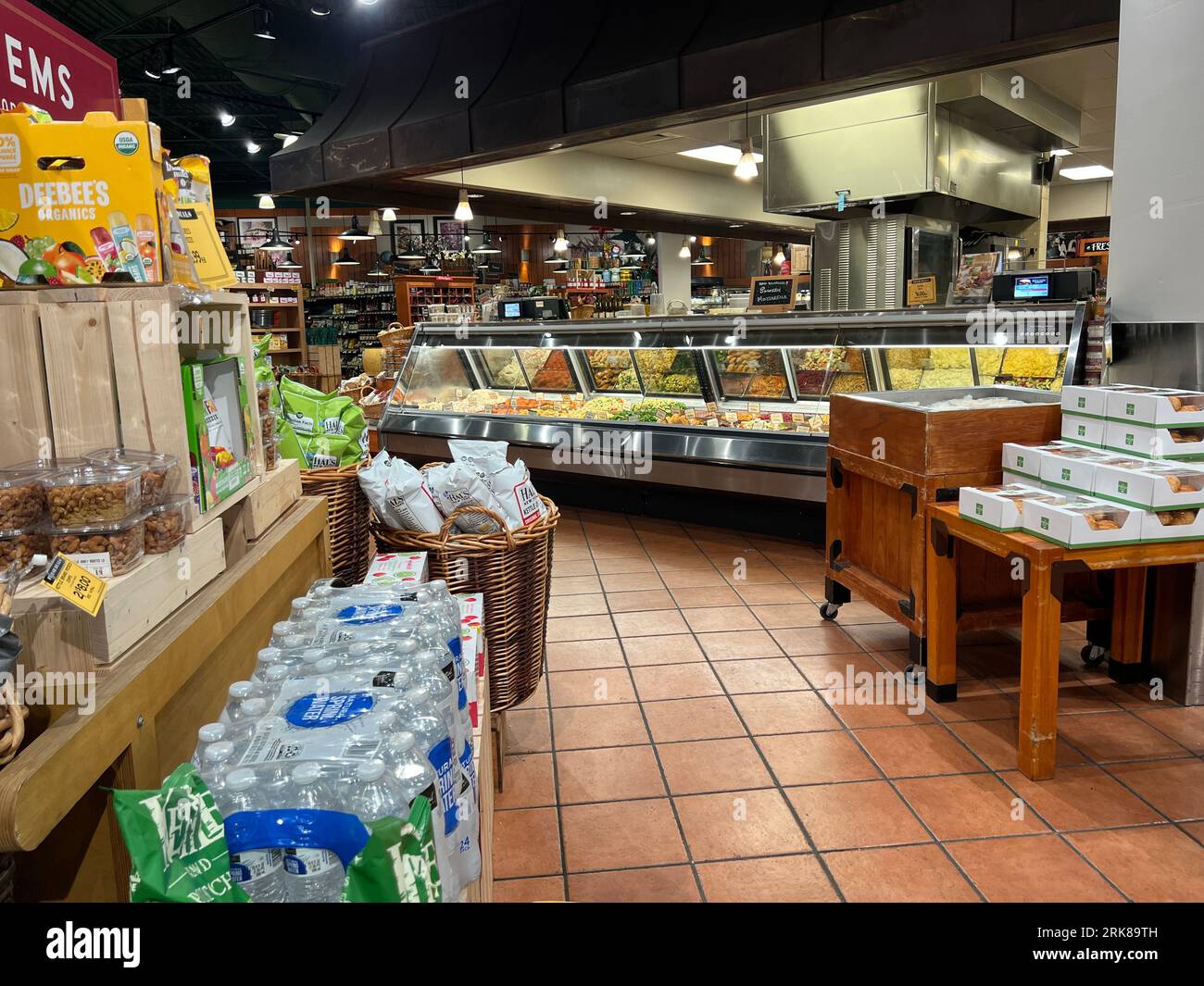 Interior of The Fresh Market, an upscale specialty grocery retailer in