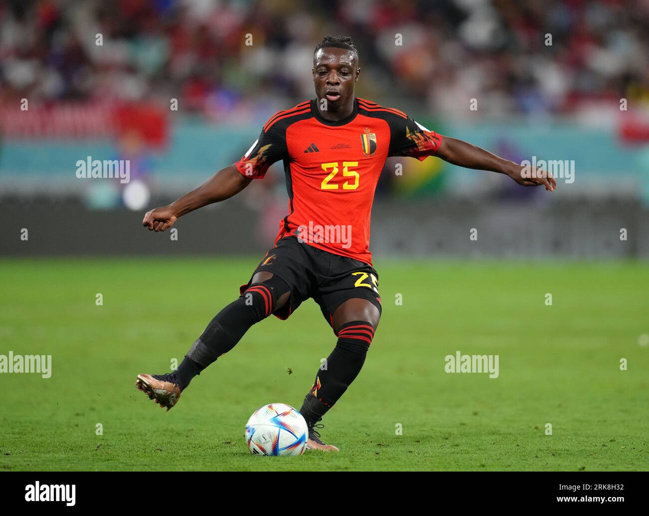 File photo dated 01-12-2022 of Belgium's Jeremy Doku who Manchester City have completed the £55.5million signing of from Rennes, the Premier League champions have announced. Issue date: Thursday August 24, 2023. Stock Photo