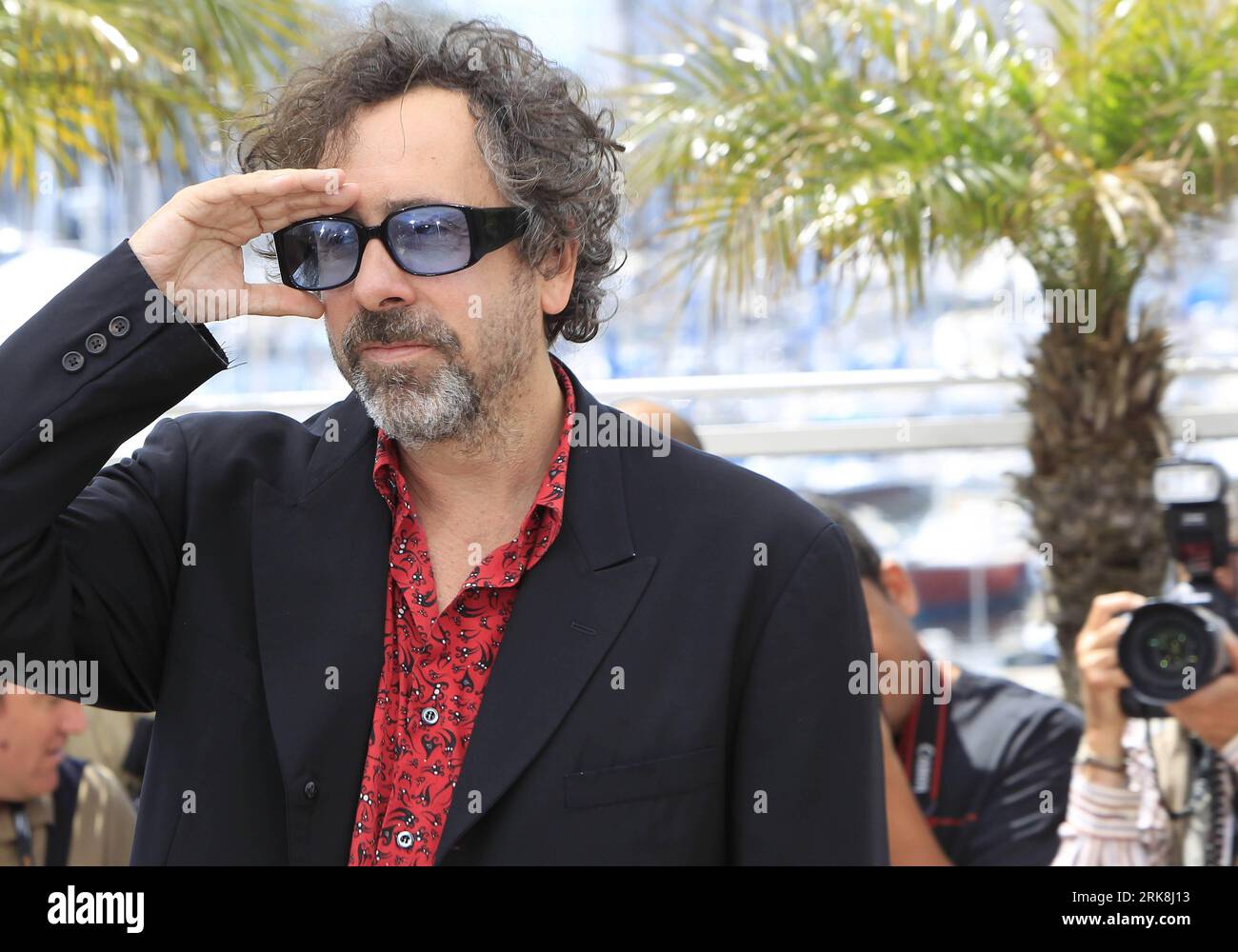 CANNES, FRANCE. May 12, 2010: Cannes Jury president Tim Burton at 