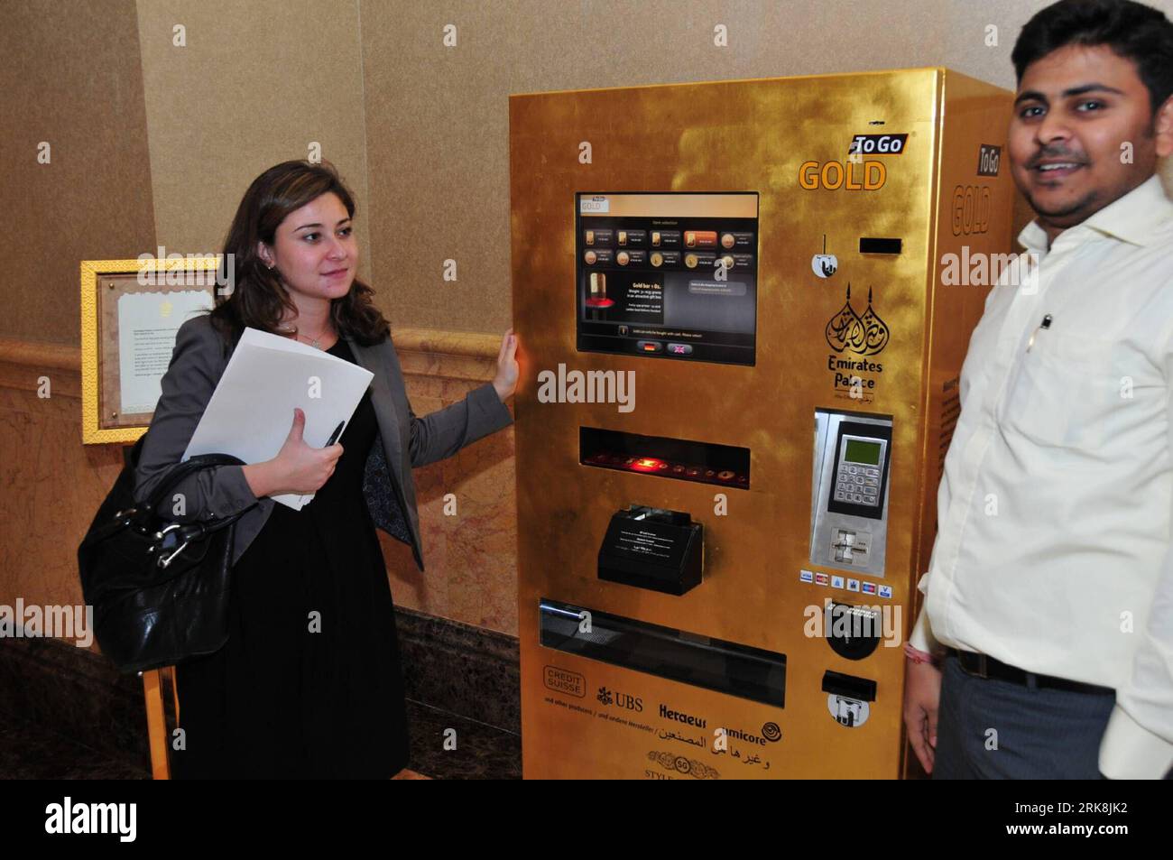 Uae gold vending machine hires stock photography and images Alamy