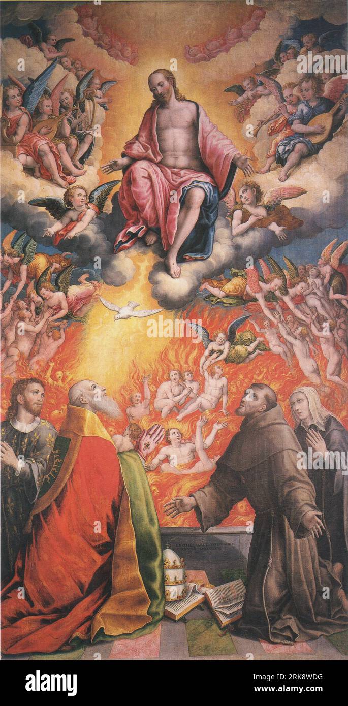 Litanie Delle Anime Del Purgatorio La Liberazione delle anime del Purgatorio 1586 by Ercole Ramazzani