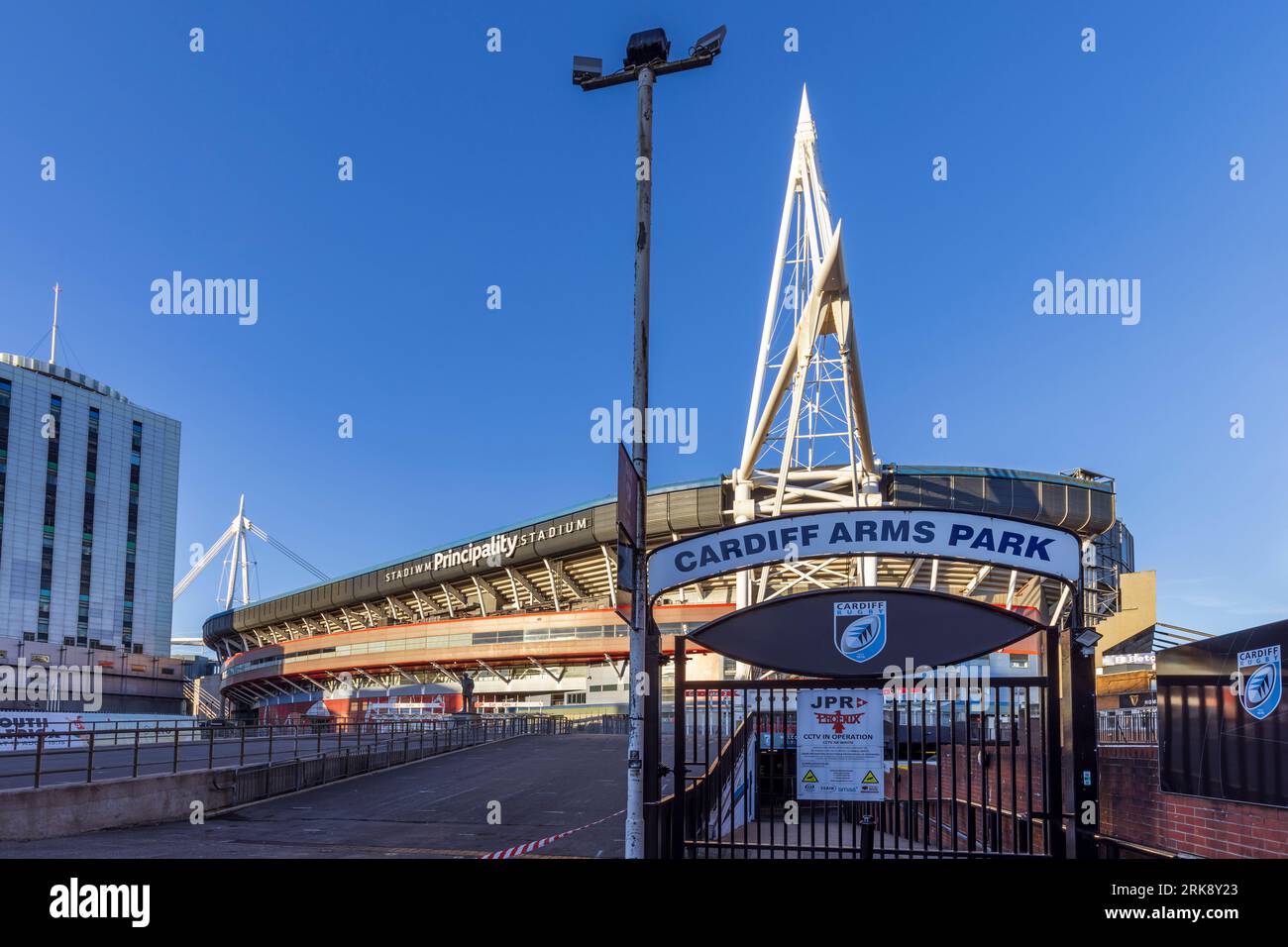 Cardiff Arms Park, Cardiff, Wales, UK Stock Photo