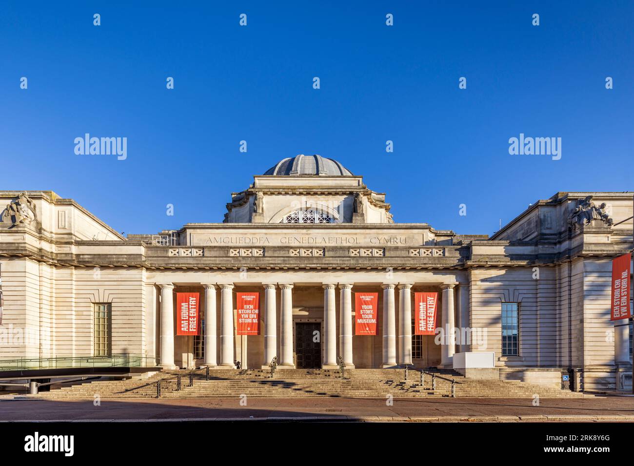 National Museum of Wales in Cardiff, Wales Stock Photo