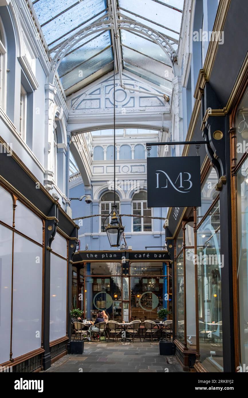 Morgan Arcade, one of several Victorian Shopping Arcades within Cardiff ...
