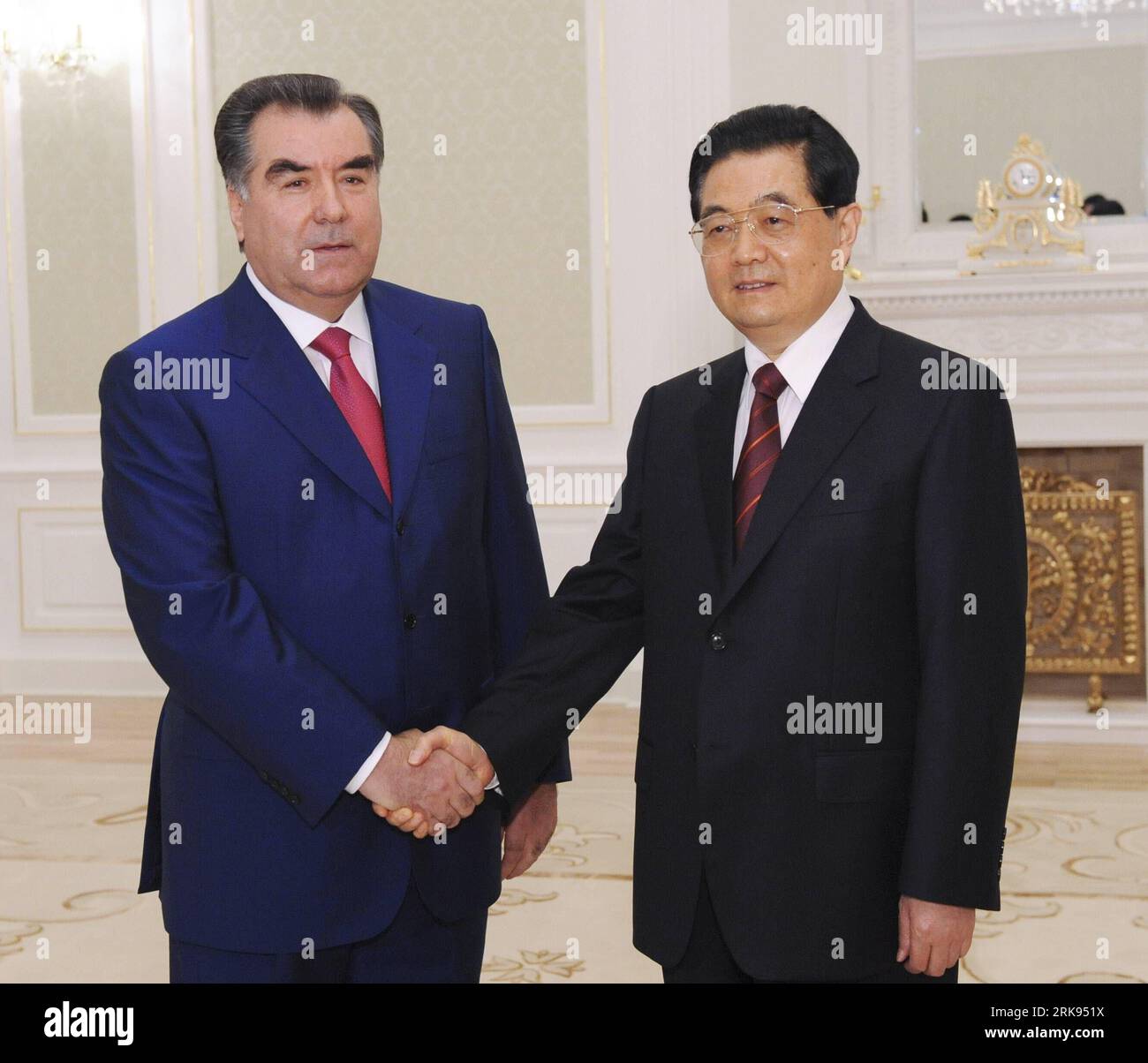 【キム】 Chinese president hu jintao meets hi-res stock photography