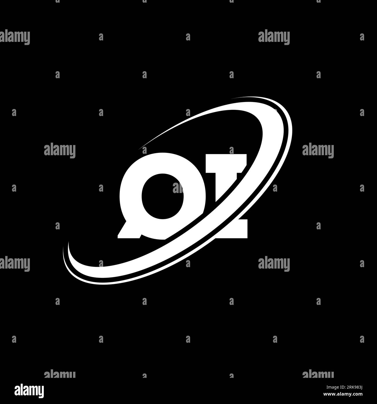 QI logo. Q I design. White QI letter. QI/Q I letter logo design ...