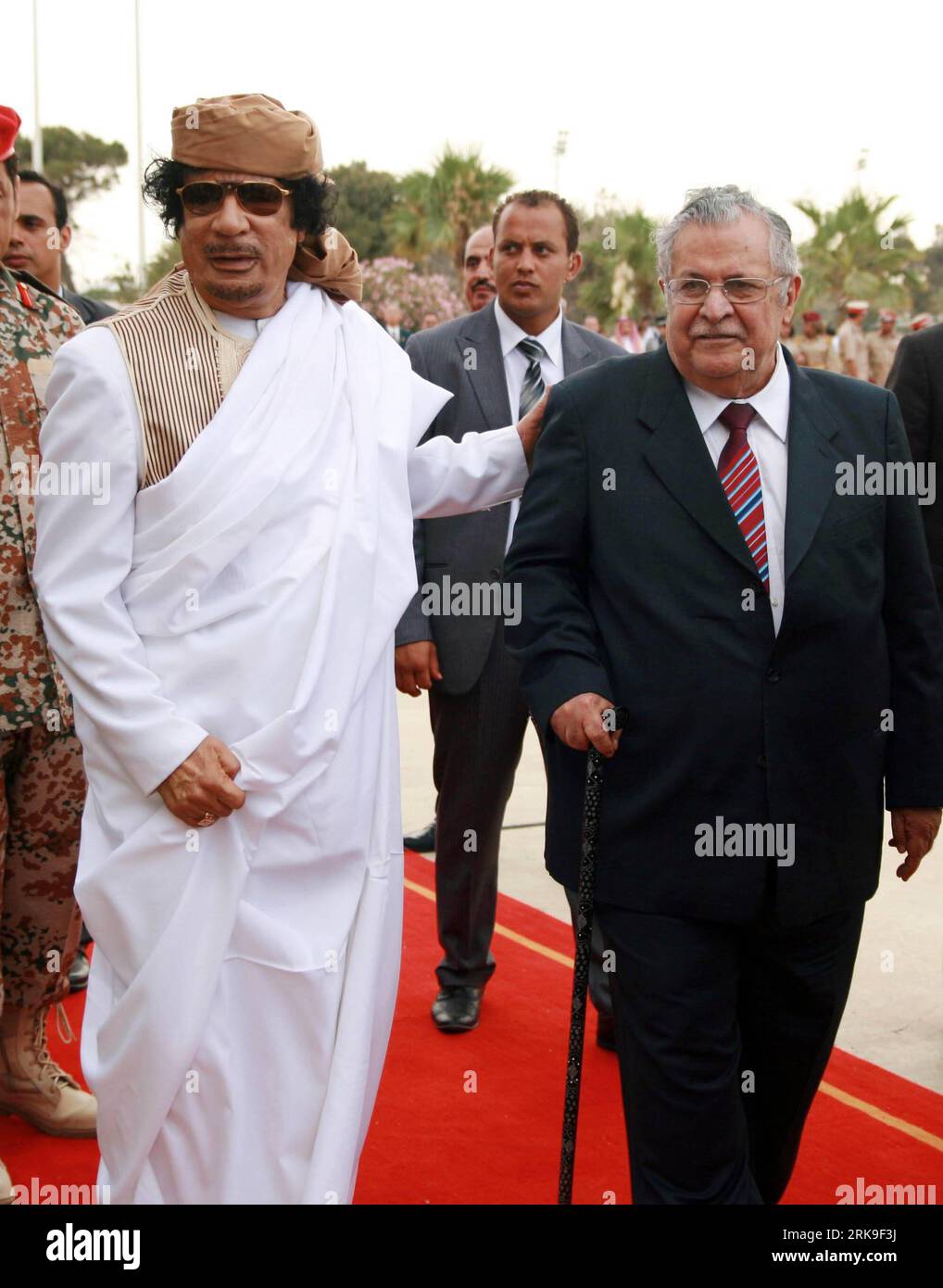 Libyan leader muammar gaddafi arab hi-res stock photography and