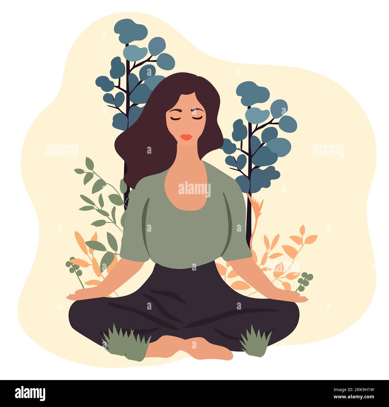 Amidst the foliage Stock Vector Images - Alamy