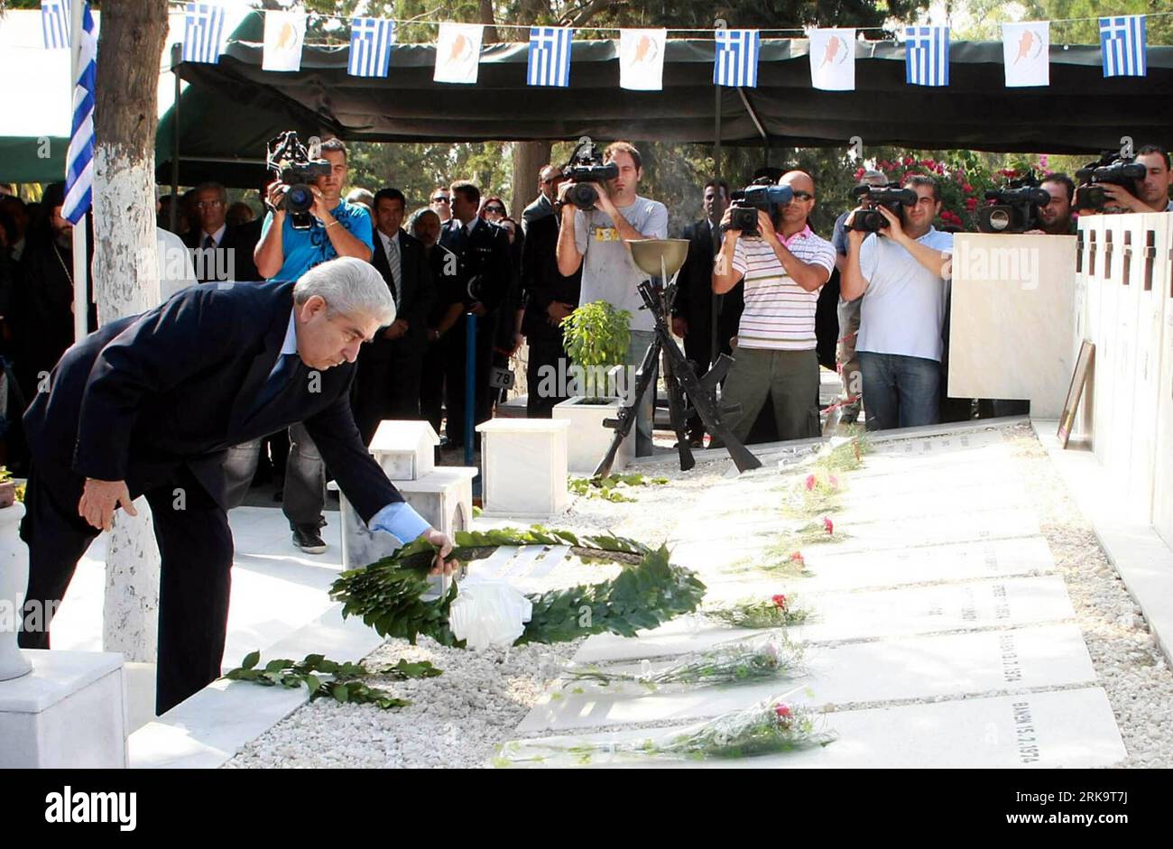 President cyprus demetris christofias greek hi-res stock