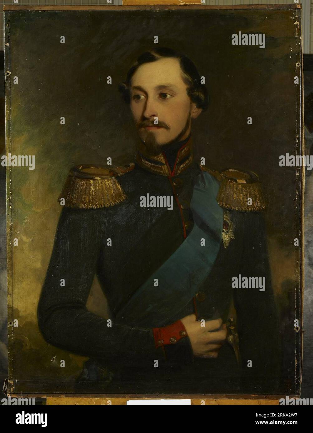 Ernest II (1818-93), Duke of Saxe-Coburg-Gotha by Frederick Richard Say Stock Photo