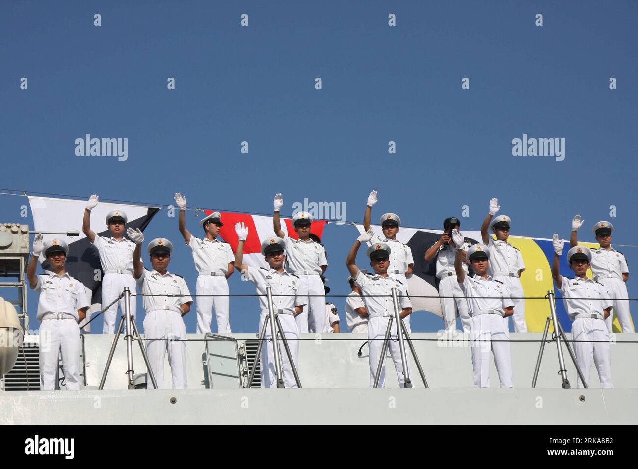 Chinese navy port visit hi-res stock photography and images