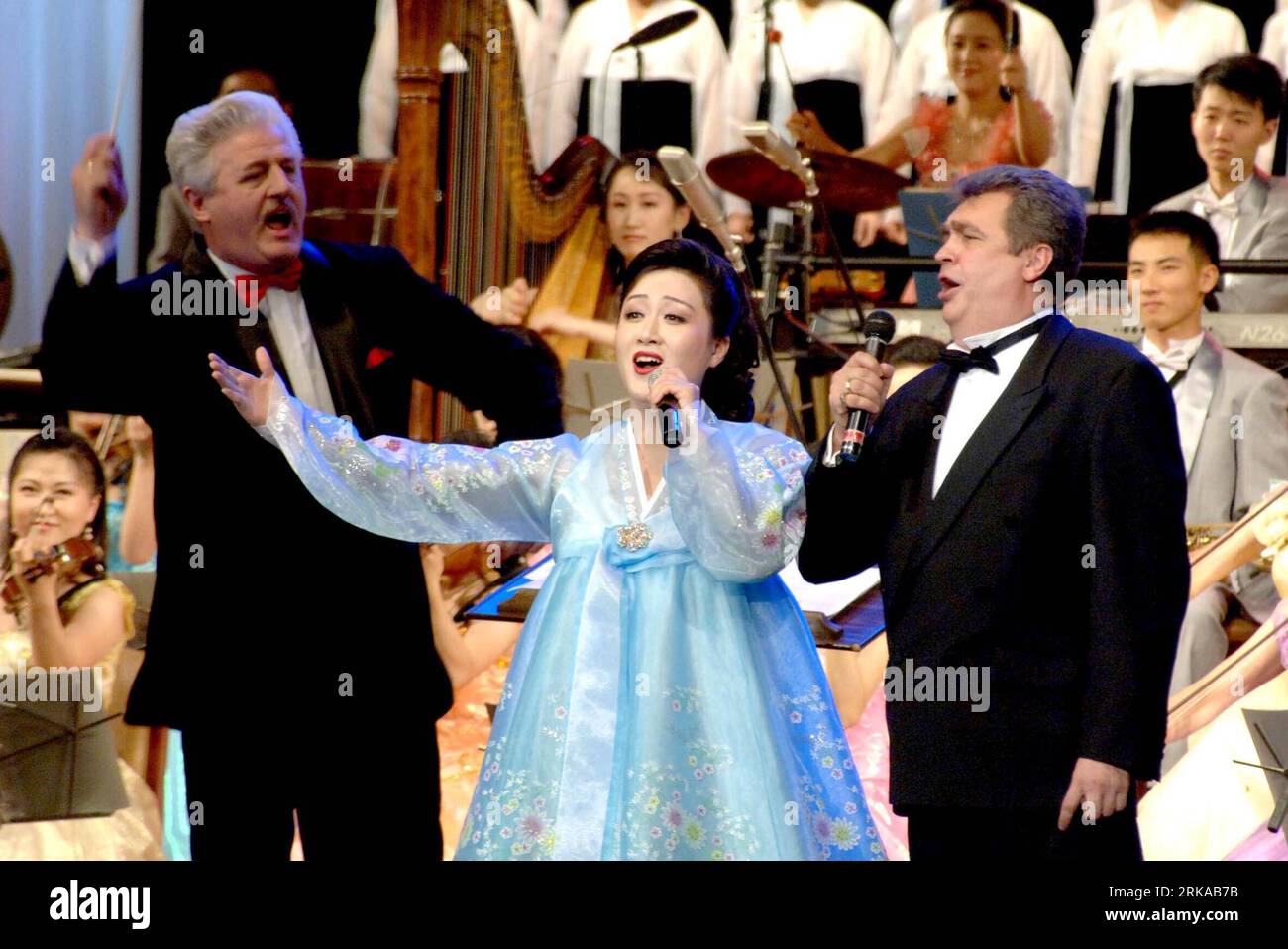 Pyongyang democratic peoples republic korea hi-res stock