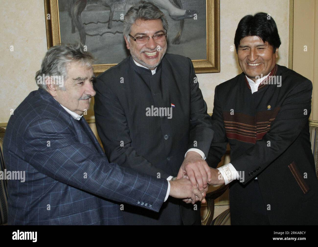 Evo morales r hi-res stock photography and images - Alamy