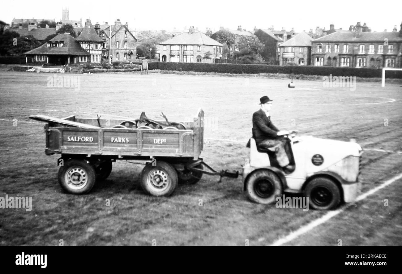 Broughton Playing Fields, Salford Parks Department, probably 1920s Stock Photo