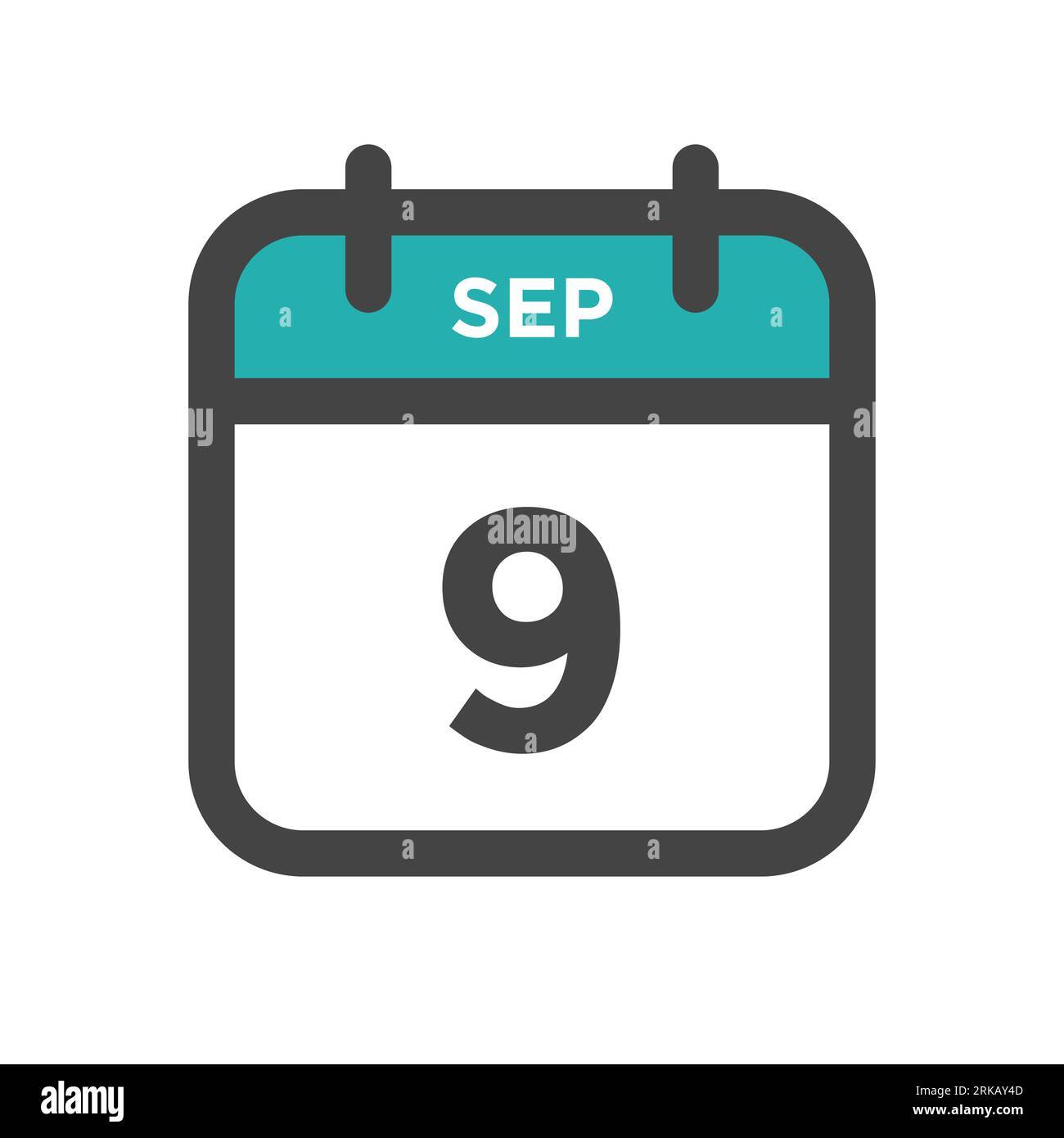 9 date calender Cut Out Stock Images & Pictures - Alamy