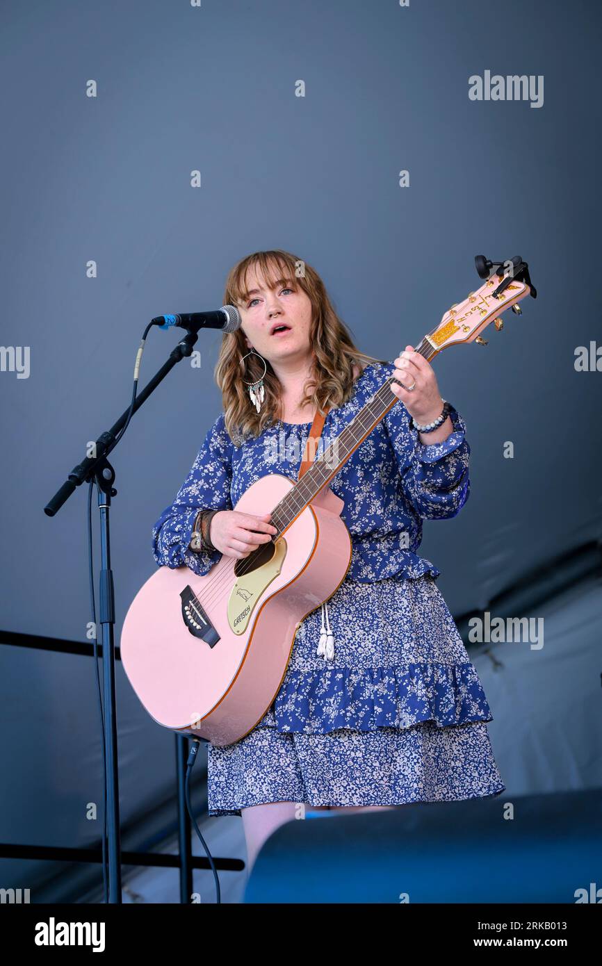 Mari Rosehill, Canmore Folk Music Festival, Canmore, Alberta, Canada Stock Photo