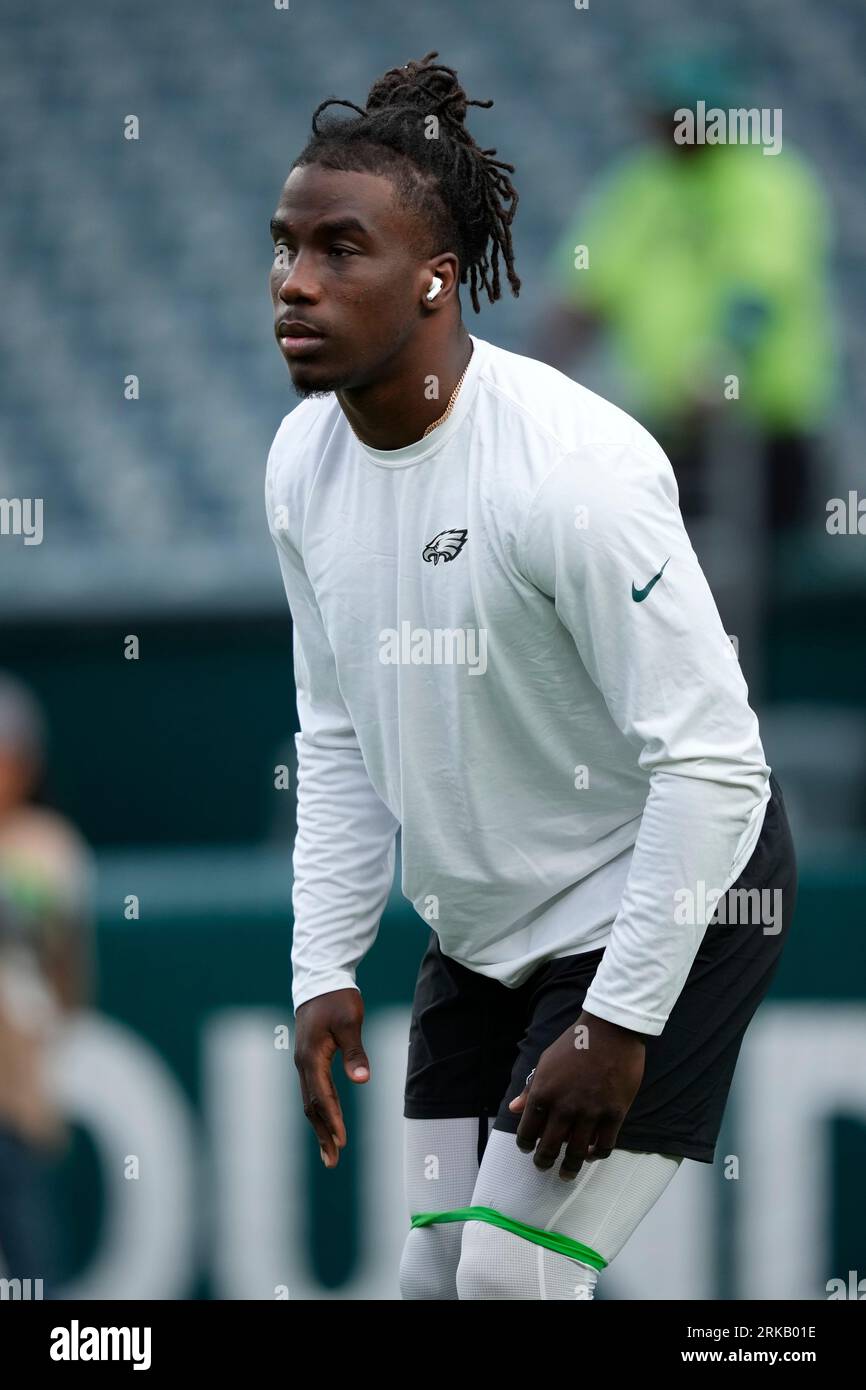 Philadelphia Eagles cornerback Josh Jobe (28) in action against the  Cleveland Browns during an NFL pre-season football game, Thursday, Aug. 17,  2023, in Philadelphia. (AP Photo/Rich Schultz Stock Photo - Alamy