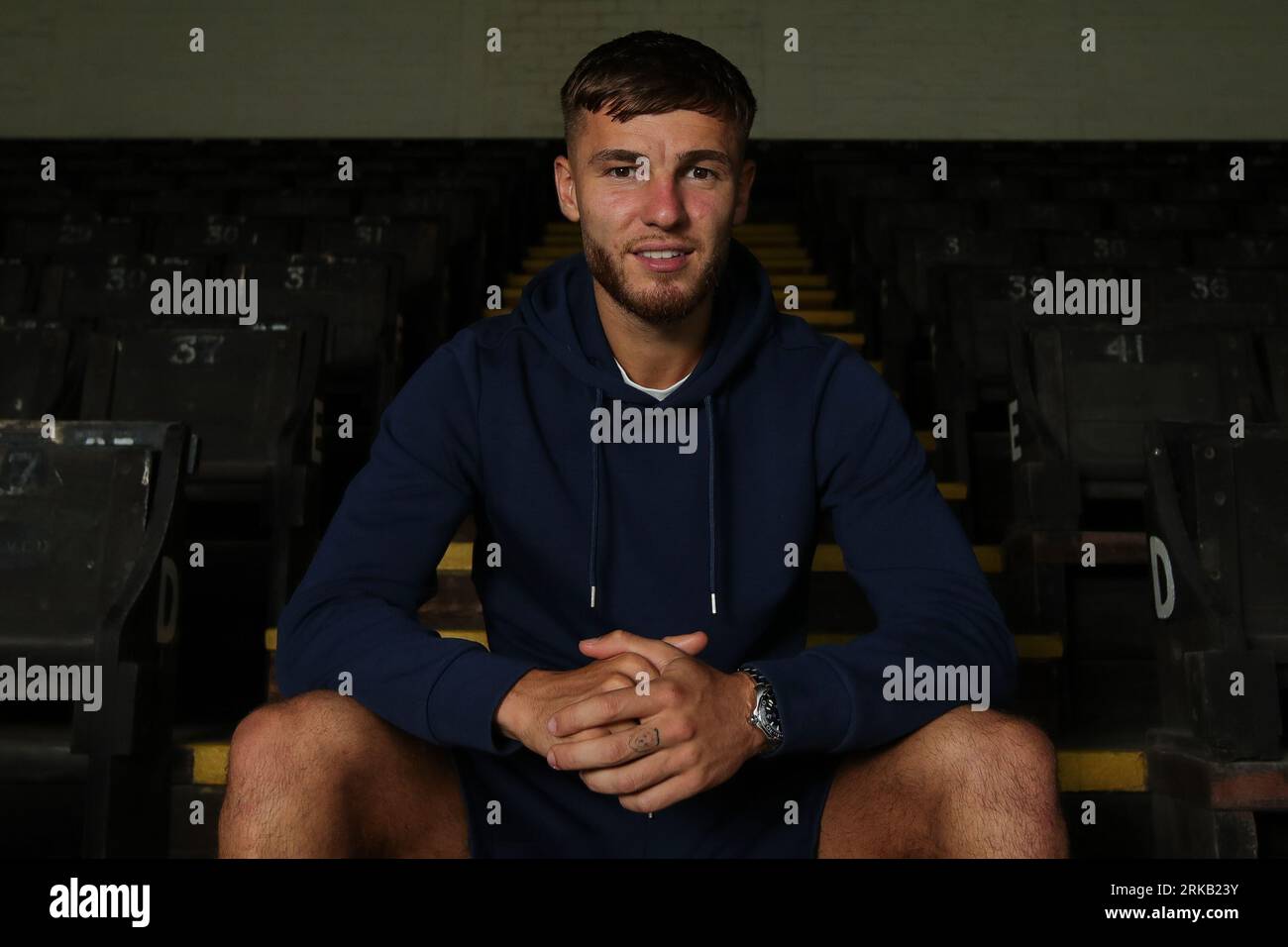 John McAtee signs on loan for Barnsley FC at Oakwell, Barnsley, United  Kingdom. 24th Aug, 2023. (Photo by James Heaton/News Images) in Barnsley,  United Kingdom on 8/24/2023. (Photo by James Heaton/News Images/Sipa