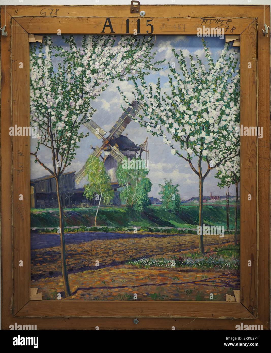 Flohr-Mühle 1916 by Albert König Stock Photo