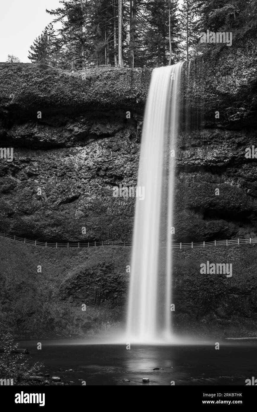 South Falls, Silver Falls State Park, Oregon USA Stock Photo Alamy