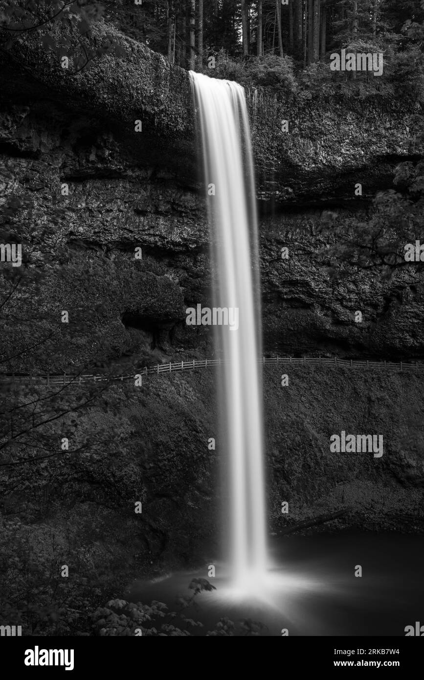 South Falls, Silver Falls State Park, Oregon USA Stock Photo Alamy