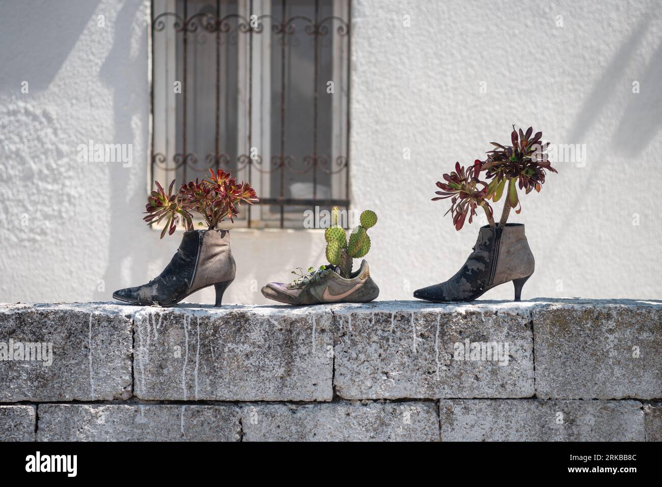 Footwear recycling hi-res stock photography and images - Alamy