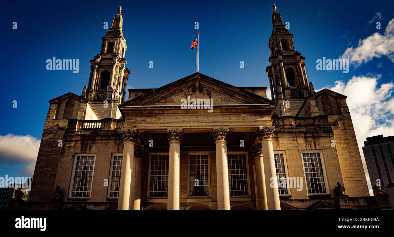 Leeds city council building, Leeds, Yorkshire, United Kingdom Stock