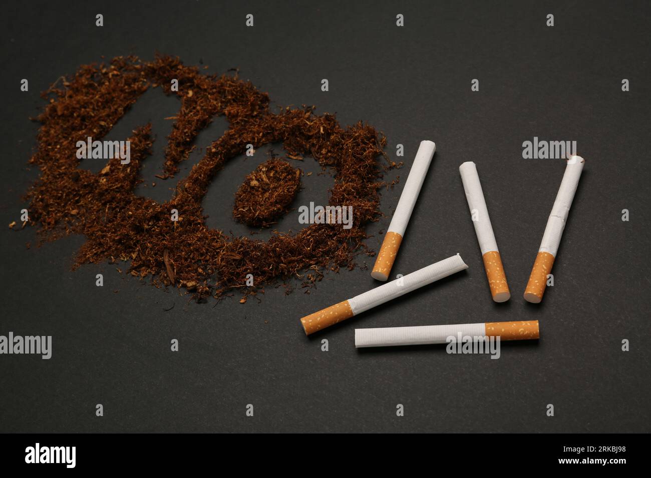 what are cigarettes made of Lung made of cigarettes hi-res stock photography and images