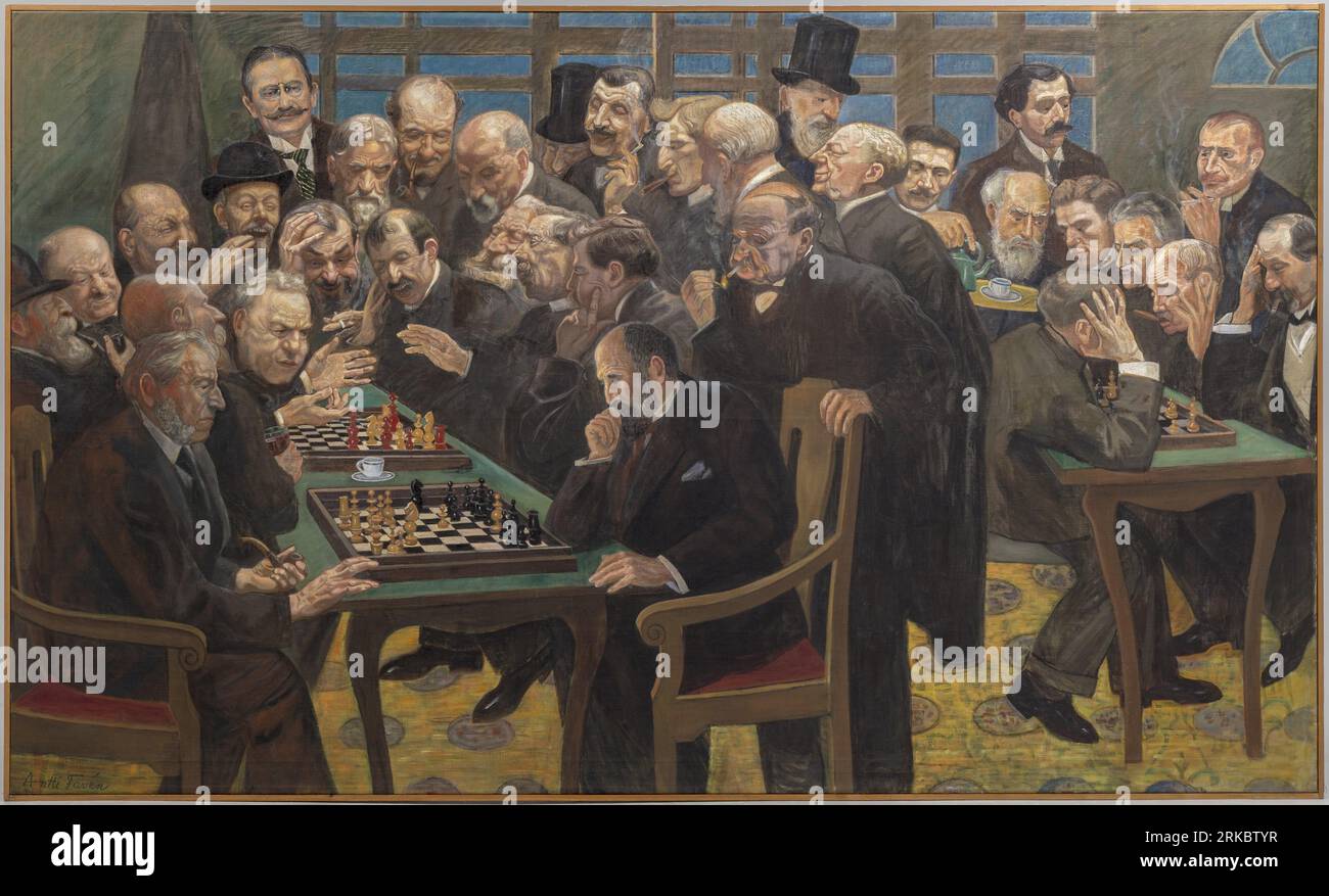 Chess painting hi-res stock photography and images - Alamy