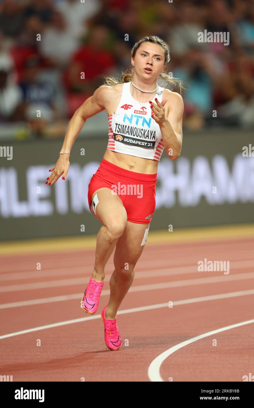 Krystsina tsimanouskaya budapest 2023 hi-res stock photography and ...