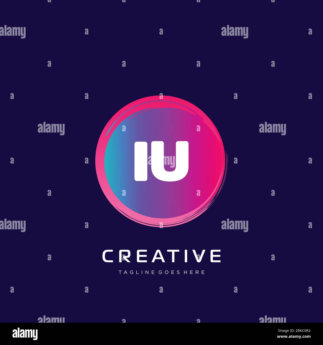 initial logo With Colorful template vector. Stock Vector