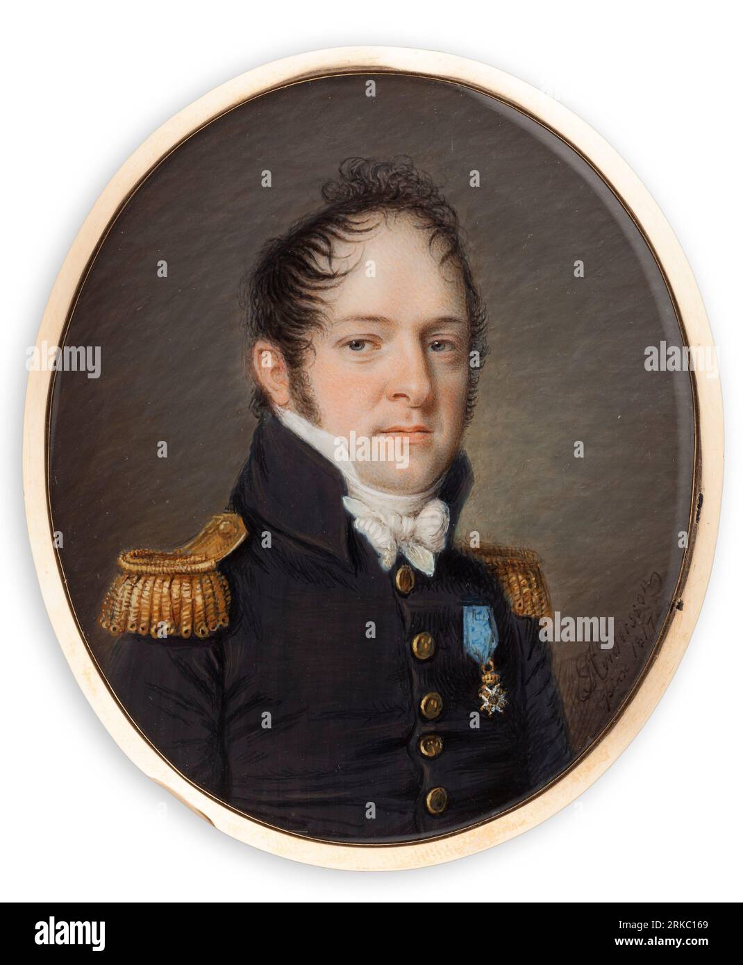 Kanslirådet Göran Zakarias af Segerström 1817 by Anders Gustaf Andersson Stock Photo