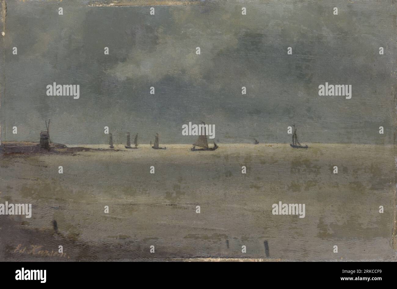 The Zuider Zee between 1885 and 1900 by Eduard Karsen Stock Photo Alamy