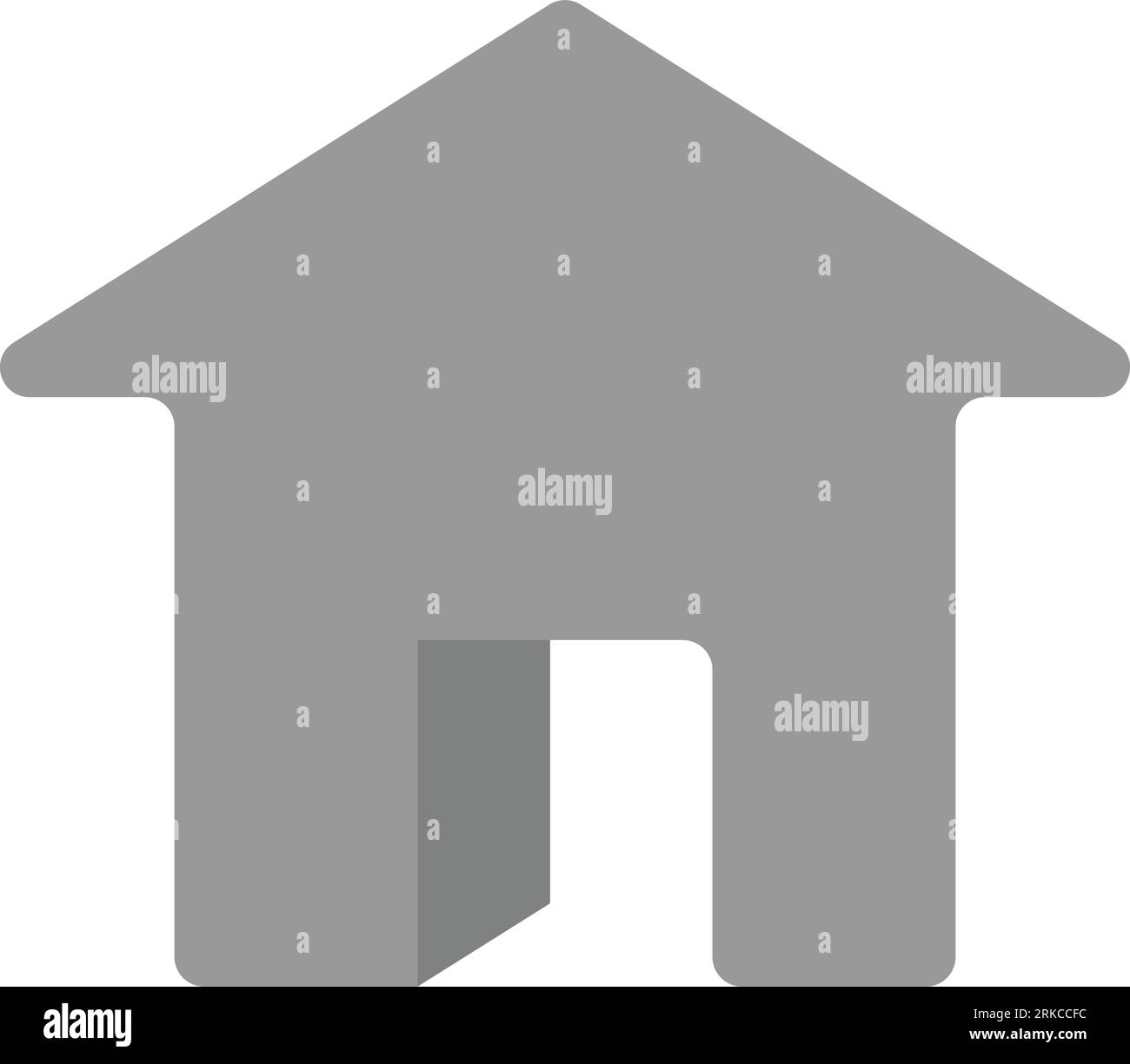 House real estate icon silhouette design template vector Stock Vector