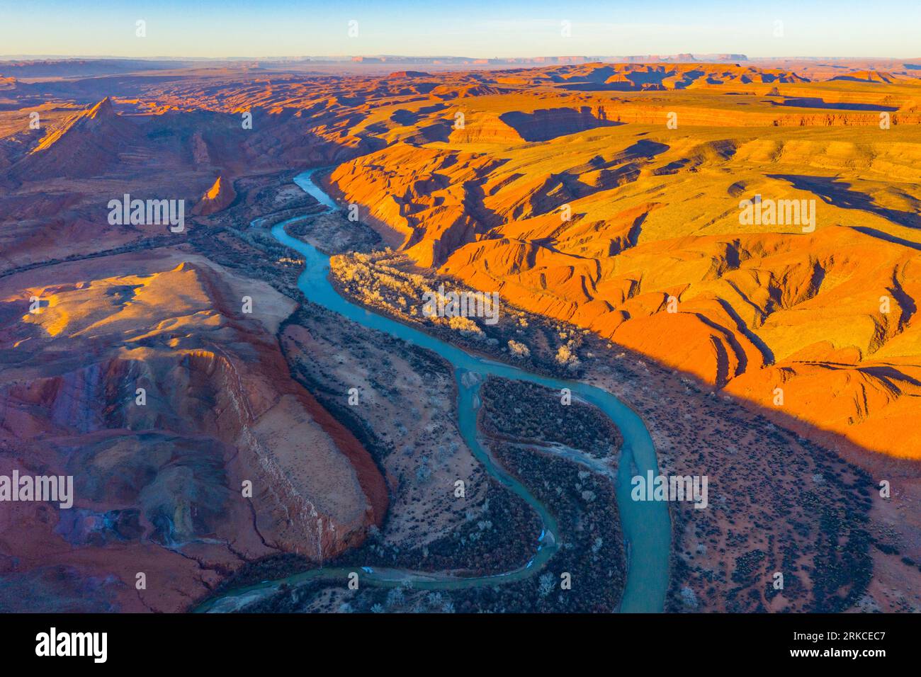 San Juan River, Comb Ridge and Wash, Bears Ears National Monument, Utah ...