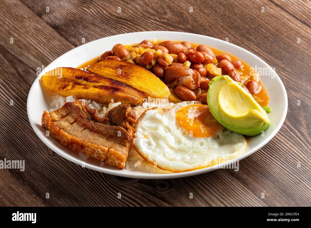 Bandeja paisa, typical Colombian main dish - Gastronomy of Antioquia ...