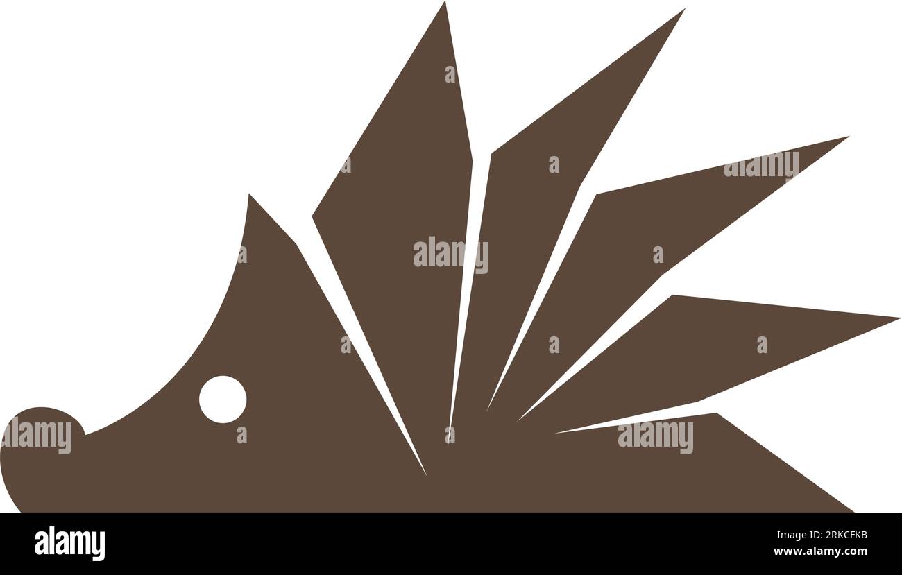 Hedgehog logo icon design illustration Stock Vector Image & Art - Alamy