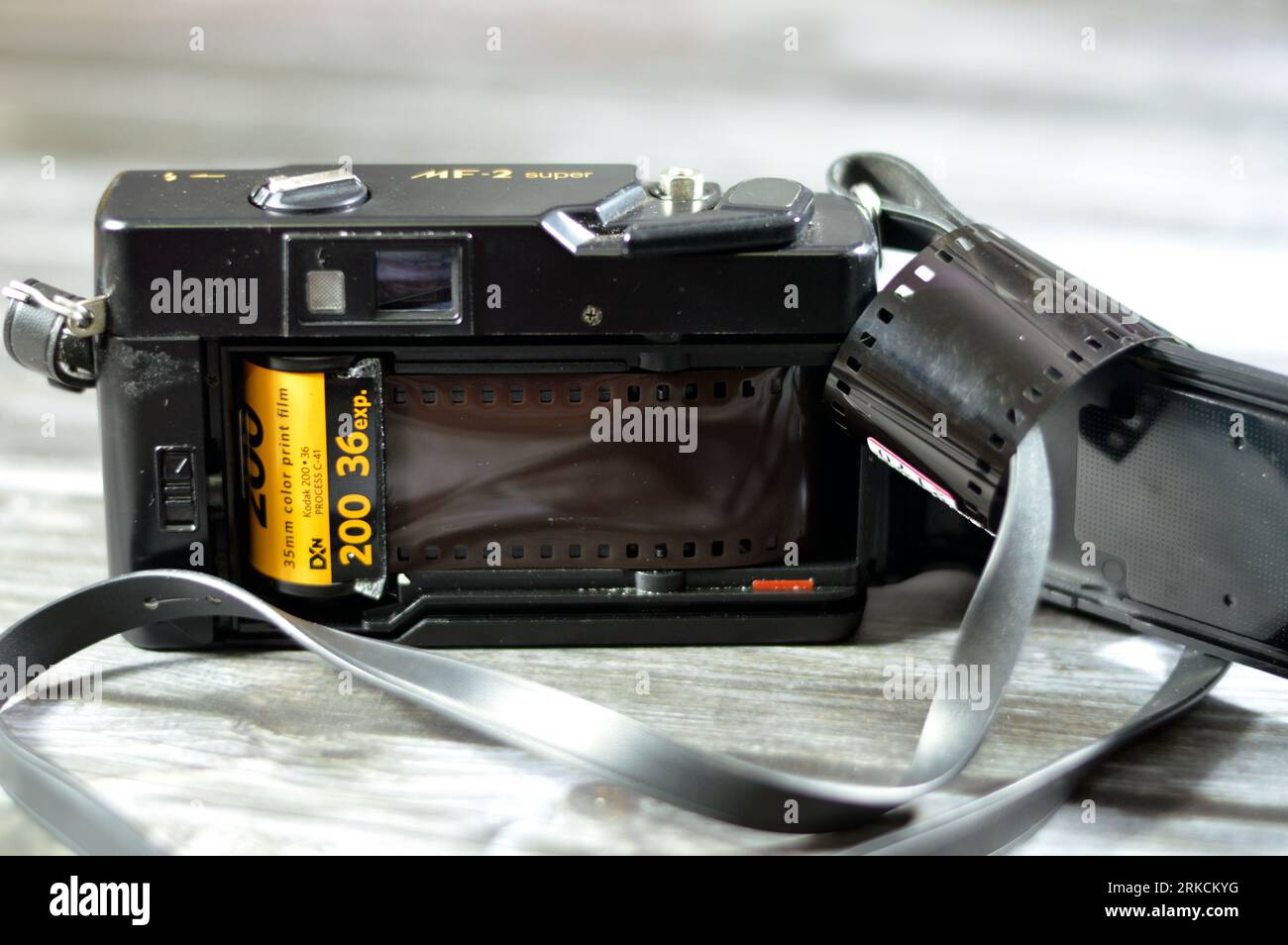 Giza, Egypt, August 12 2023 Yashica MF 2 Super reusable film camera