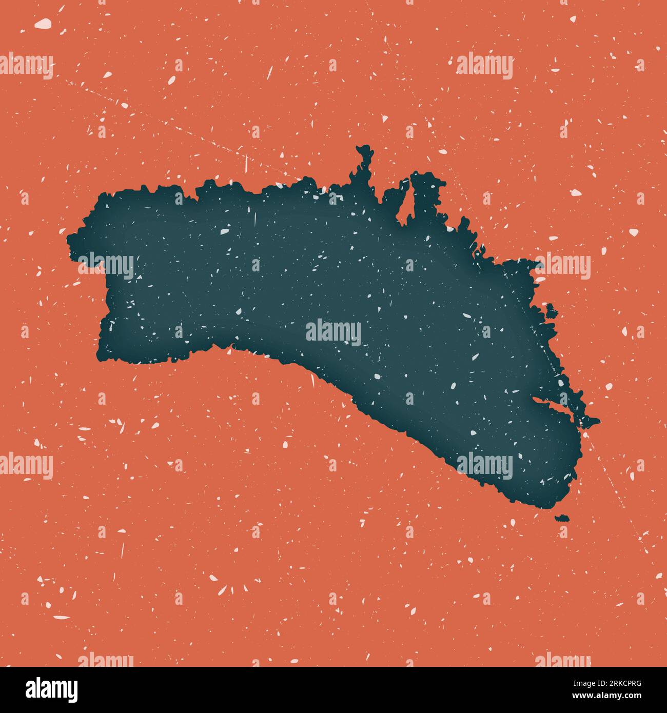 Minorca vintage map. Grunge map of the island with distressed texture ...