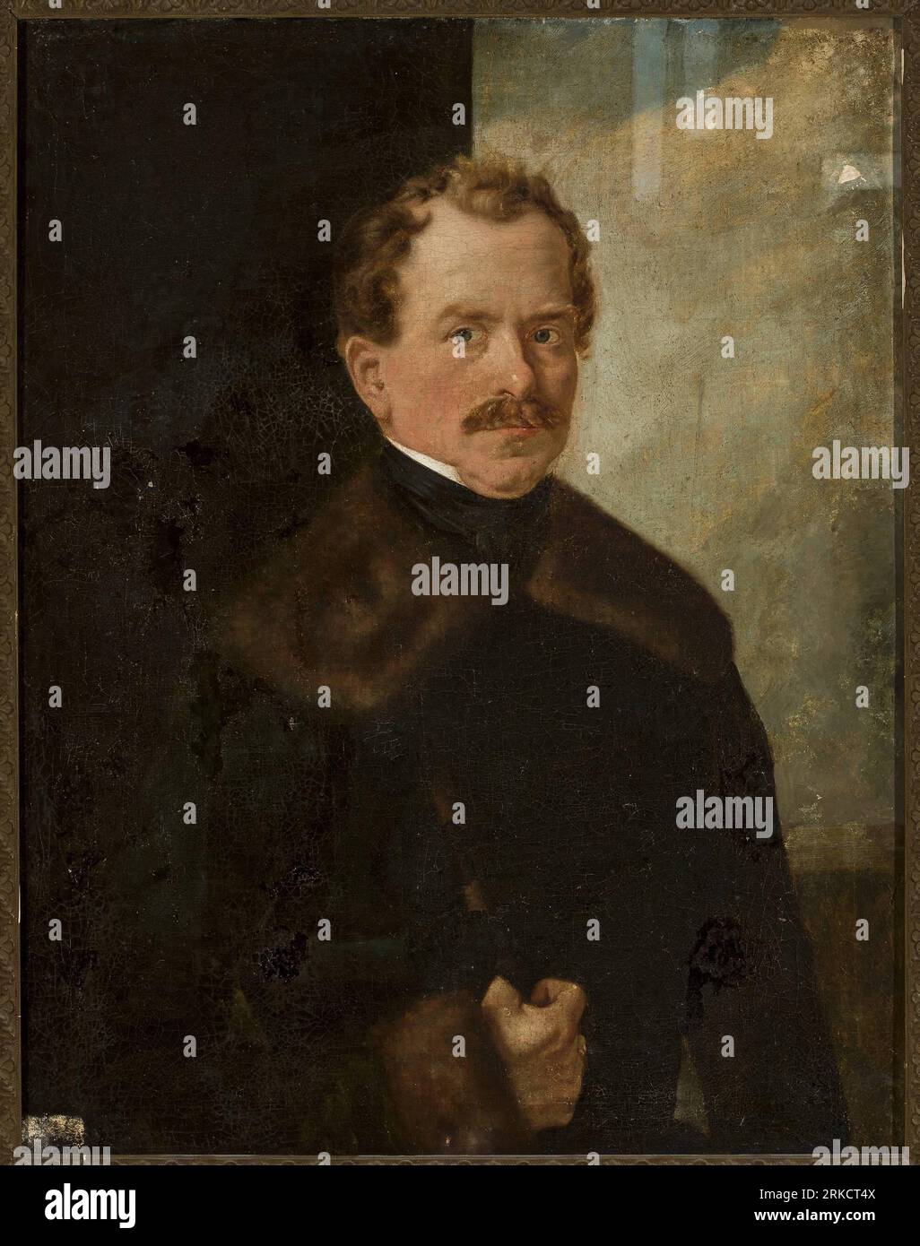 Portrait of Gracjan Rudowski 1848 by Feliks Pęczarski Stock Photo - Alamy