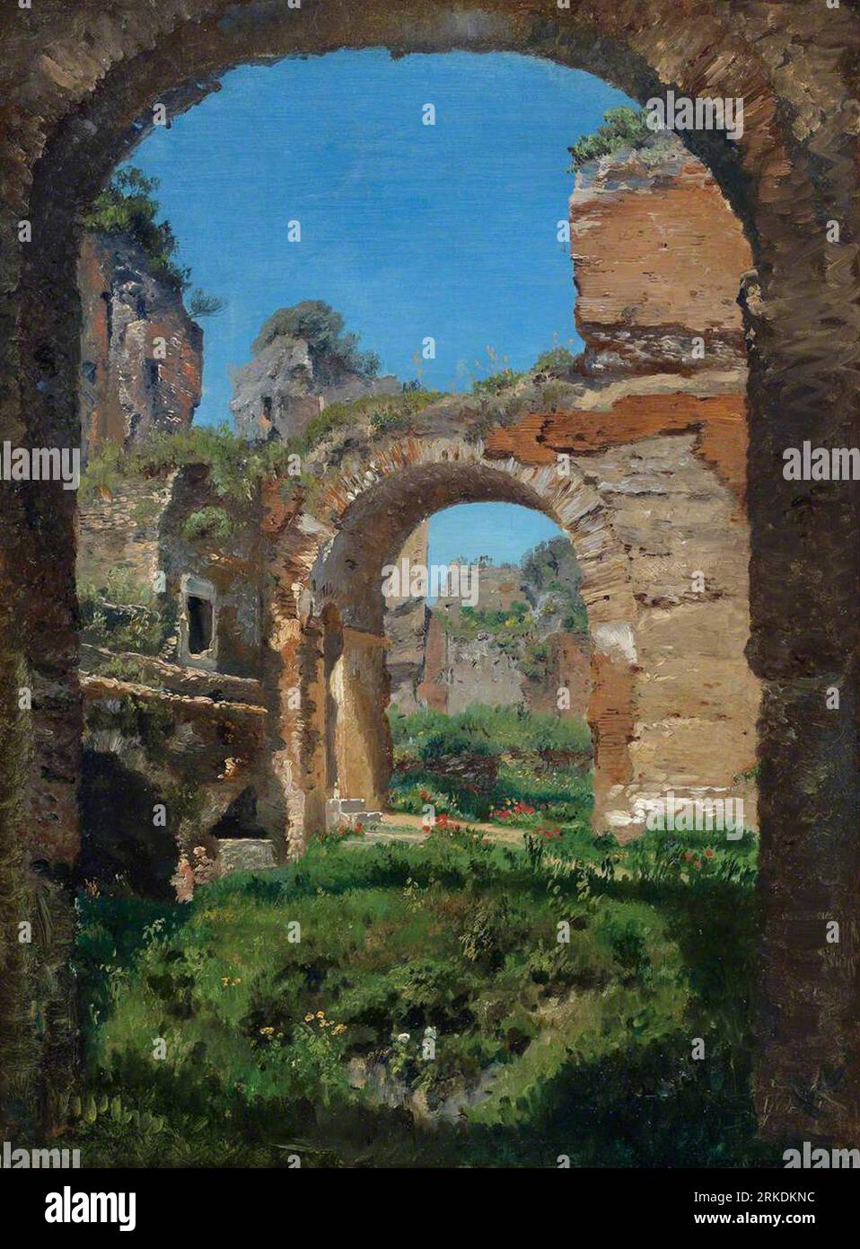 Thorald Inside the Baths of Caracalla by Thorald Læssøe Stock Photo - Alamy