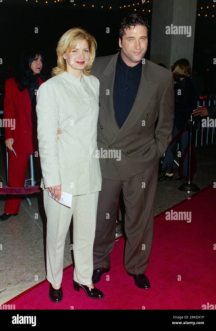 LOS ANGELES, CA. January 29, 1996: Actor Daniel Baldwin and Isabelle Hoffman at the premiere of ÒThe JurorÓ at the Cineplex Odeon Cinema, Century City Picture: Paul Smith / Featureflash Stock Photo
