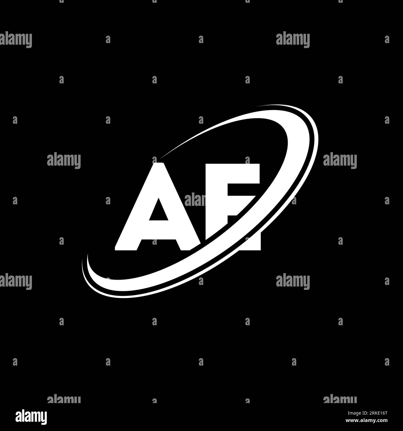 AE A E letter logo design. Initial letter AE linked circle uppercase ...